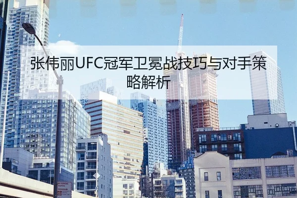张伟丽UFC冠军卫冕战技巧与对手策略解析